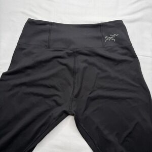 Arc'teryx Rho LT Bottom Women XS Black Base Layer Thermal Legging Stretch Hiking